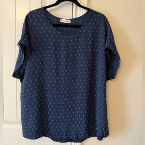 Women's Dark Blue Tunic Top